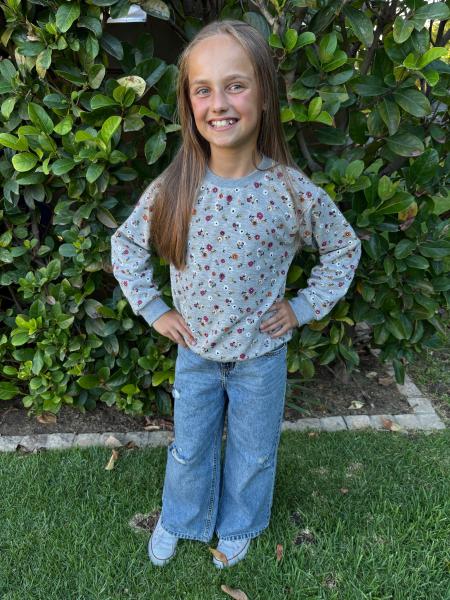 P005-PDF ~ UNISEX KIDS TO TEEN CREW NECK / HOODIE TOP WITH SET-IN SLEEVE - Image 7