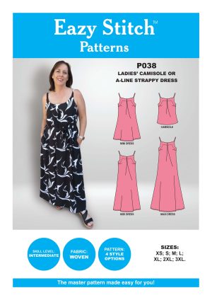 P038-PDF ~ LADIES’ CAMISOLE OR A-LINE STRAPPY DRESS